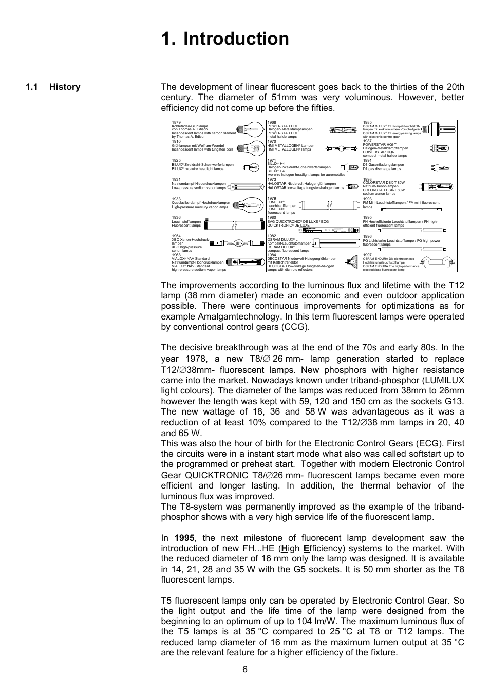 Introduction | OSRAM QUICKTRONIC-M ECG for circular FL 16 mm User Manual | Page 7 / 93