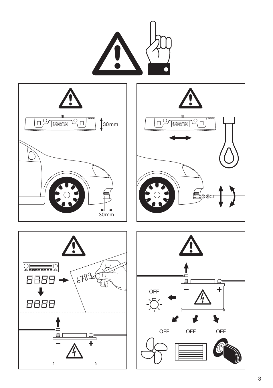 OSRAM LEDriving PX-5 – LED daytime running ligh User Manual | Page 3 / 15