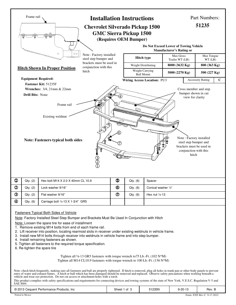 Pro Series 51235 51 Receiver User Manual | 3 pages