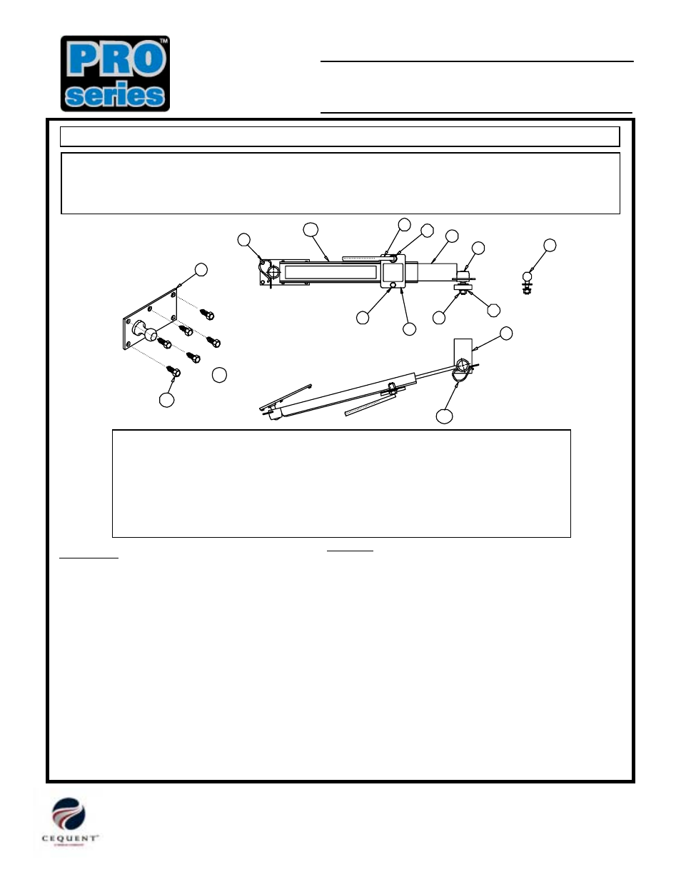 Pro Series 83660 SWAY CONTROL User Manual | 2 pages