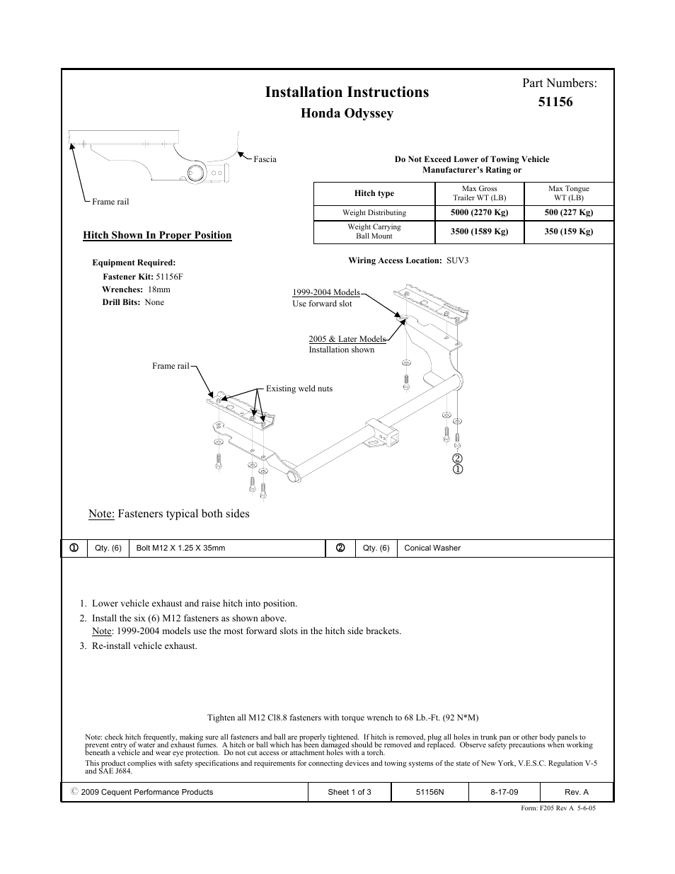 Pro Series 51156 51 Receiver User Manual | 3 pages