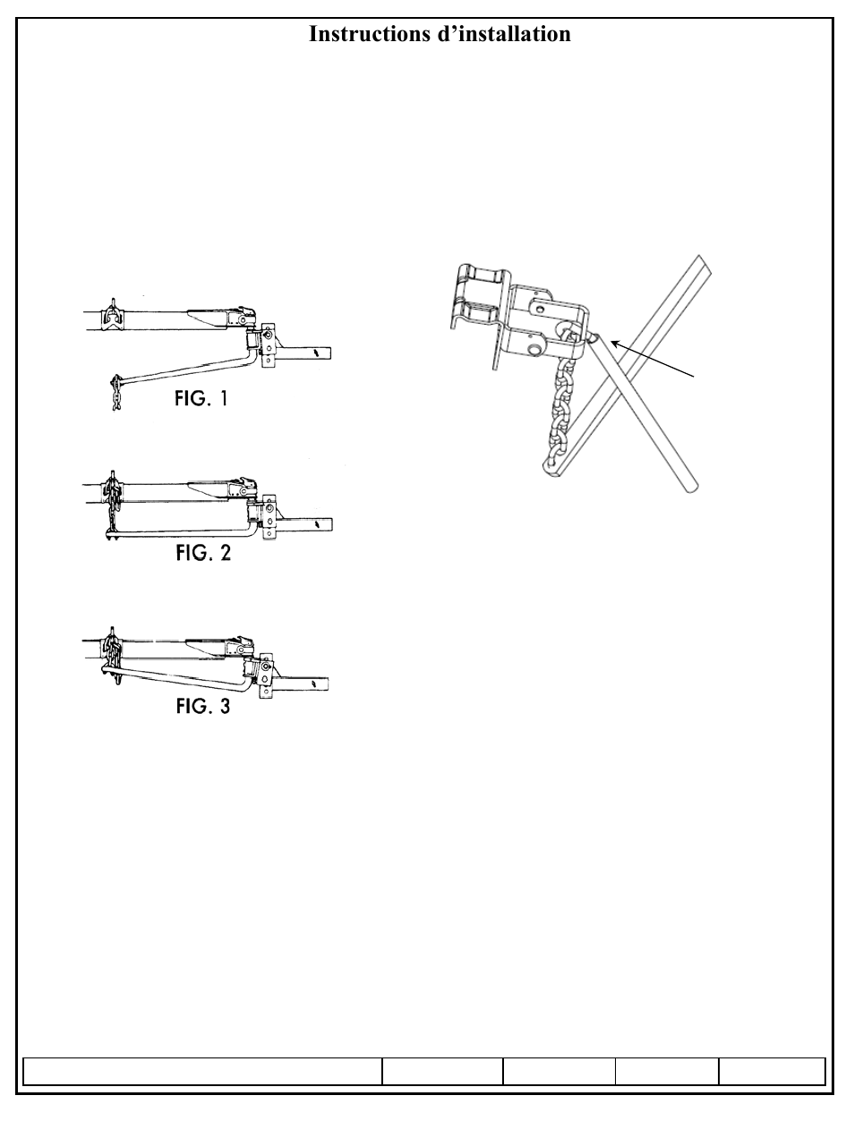 Instructions d’installation, Numéros de pièce | Pro Series 49904 ROUND BAR WD User Manual | Page 12 / 24