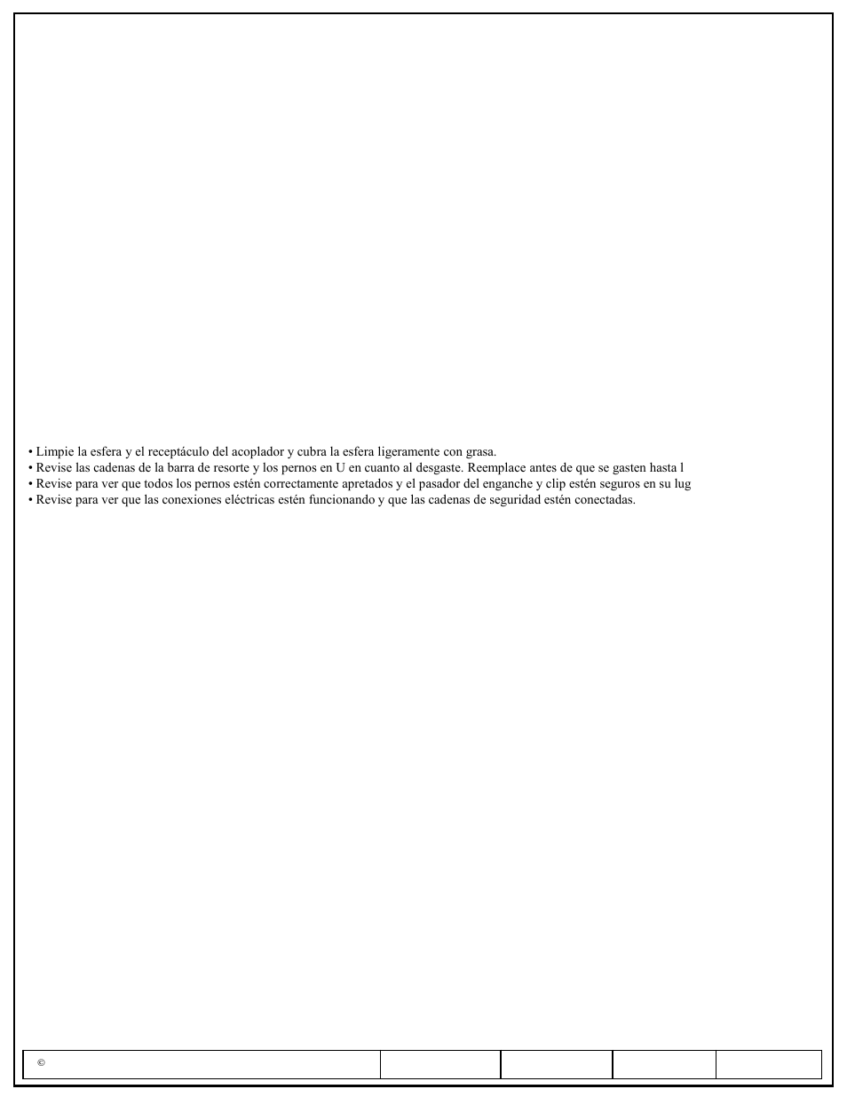 Instrucciones de instalación, Números de partes | Pro Series 49904 ROUND BAR WD User Manual | Page 23 / 24