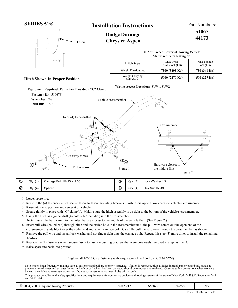 Pro Series 44173 51 Receiver User Manual | 1 page