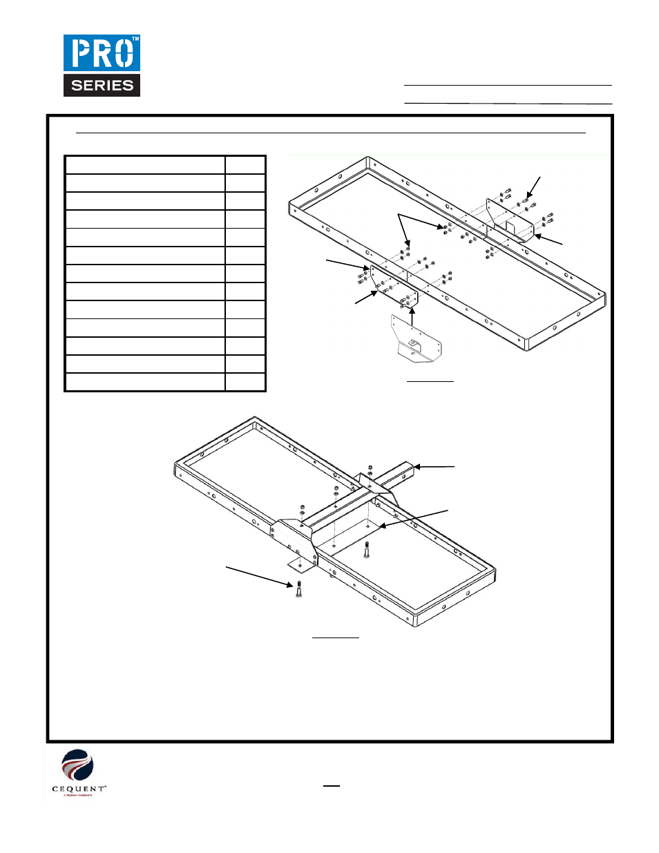Draw-Tite 1040000 CARGO CARRIER - ECONOMY User Manual | 6 pages
