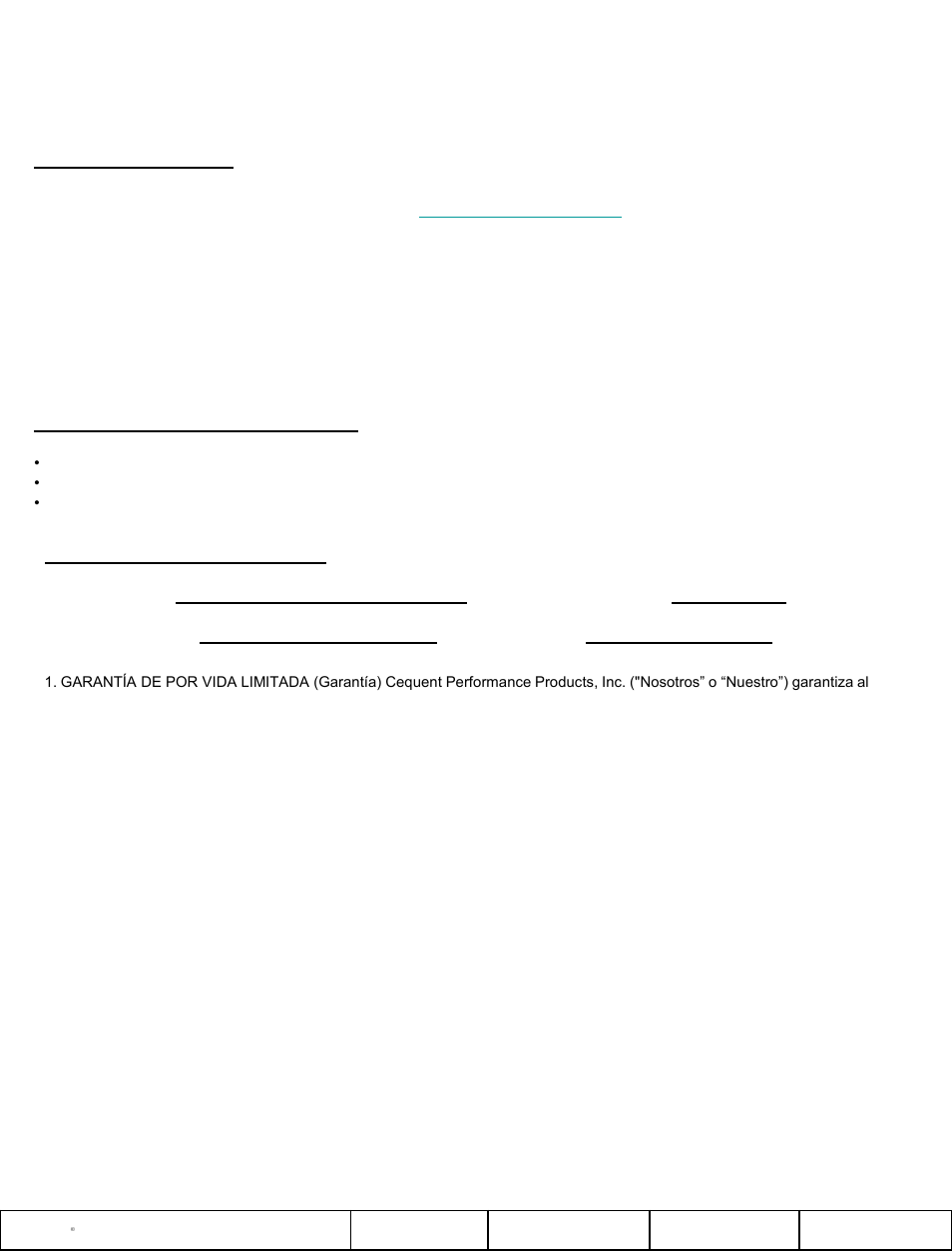 Para los instaladores, Responsabilidades del propietario | Draw-Tite 30153 FIFTH WHEEL RAILS ONLY User Manual | Page 4 / 6