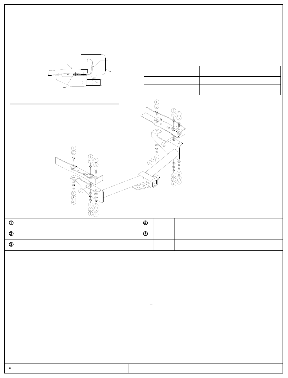 Instrucciones de instalación, Números de partes | Pro Series 97094 51 Receiver User Manual | Page 3 / 3