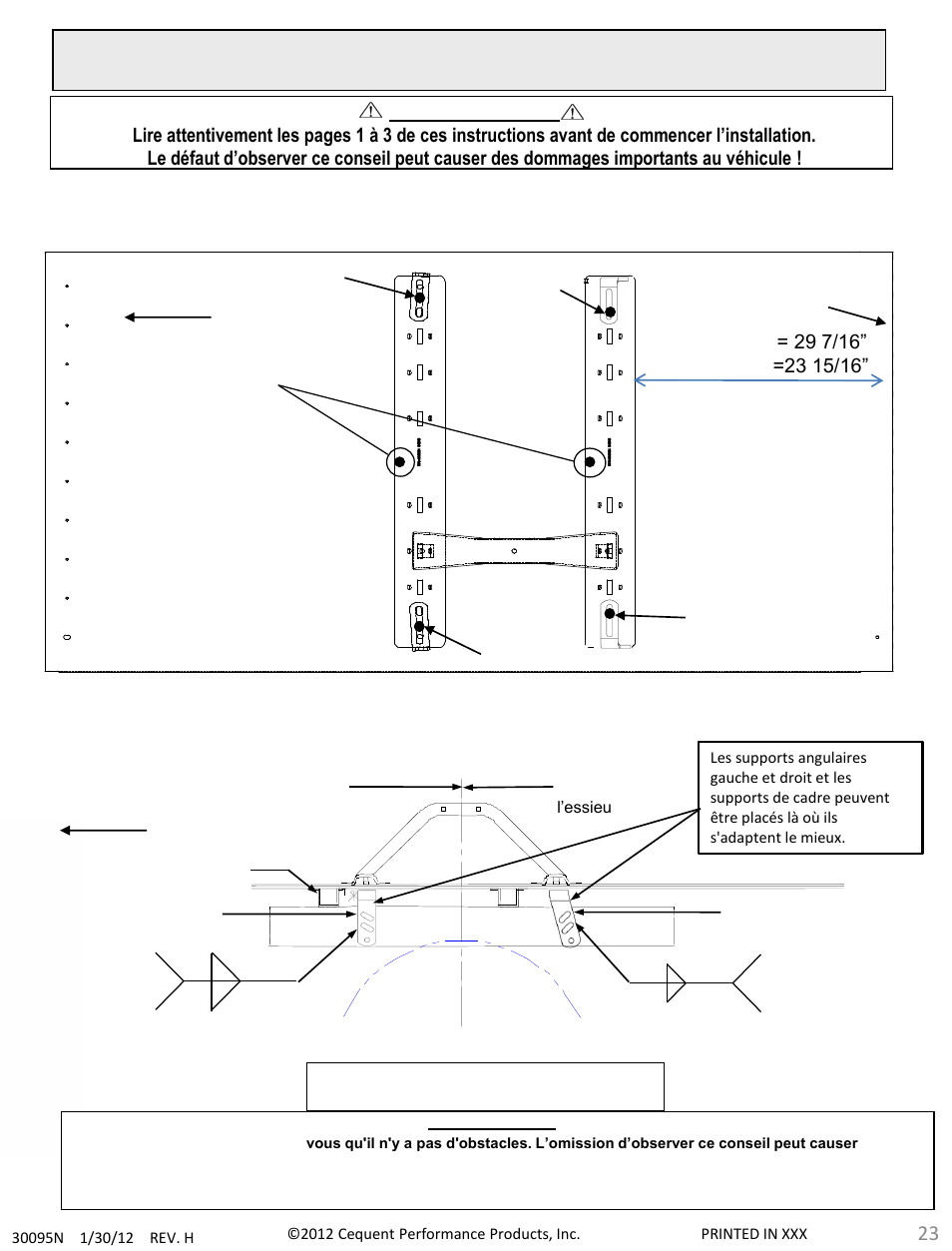 Draw-Tite 30095 FIFTH WHEEL RAILS User Manual | Page 23 / 51