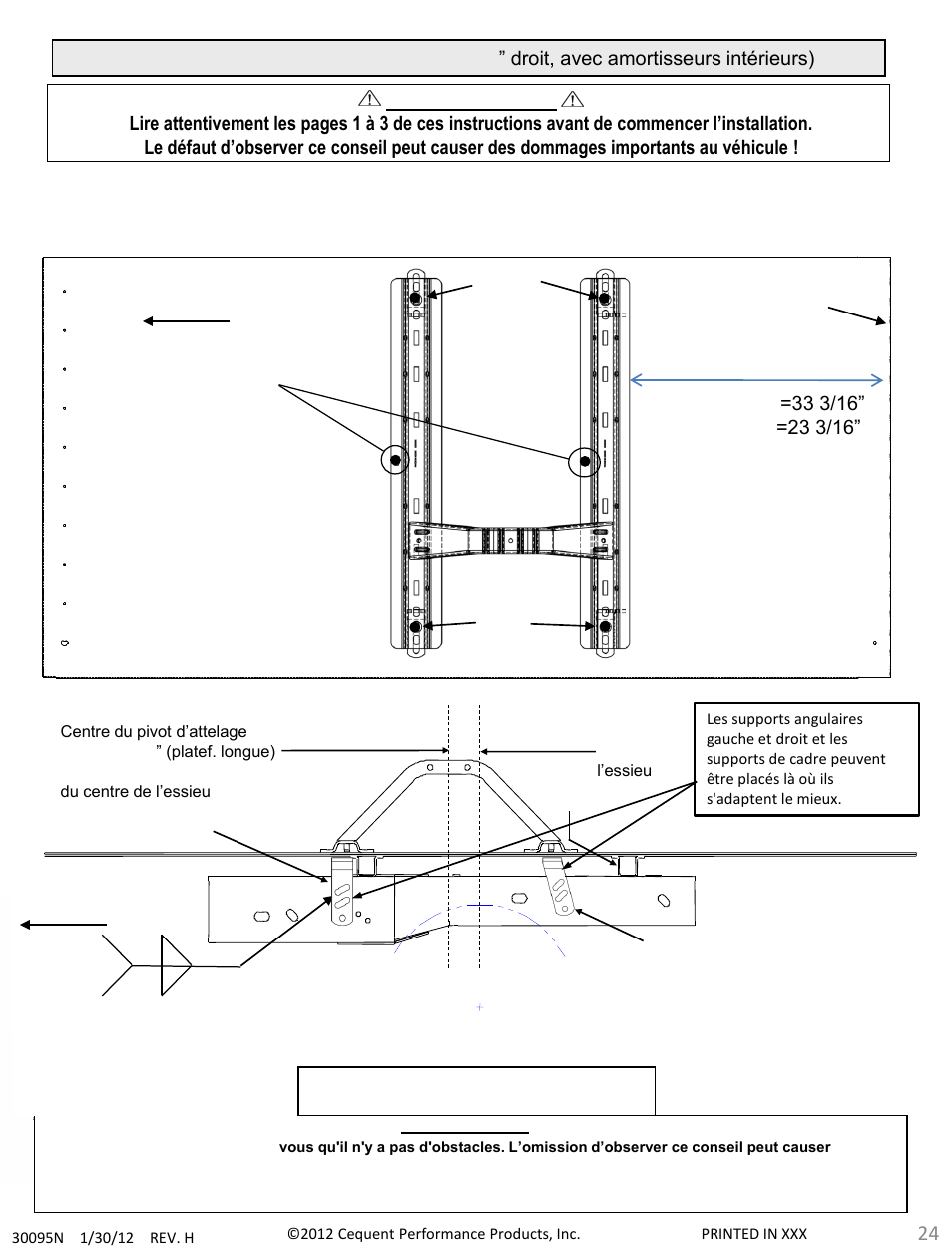 Draw-Tite 30095 FIFTH WHEEL RAILS User Manual | Page 24 / 51