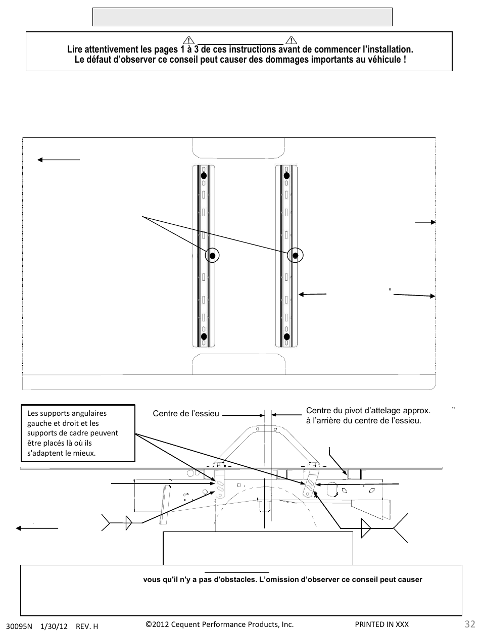 Draw-Tite 30095 FIFTH WHEEL RAILS User Manual | Page 32 / 51