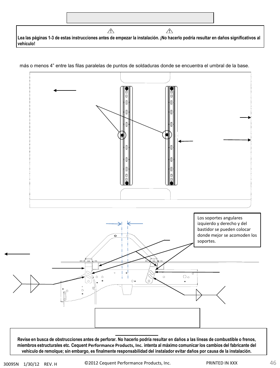 Draw-Tite 30095 FIFTH WHEEL RAILS User Manual | Page 46 / 51