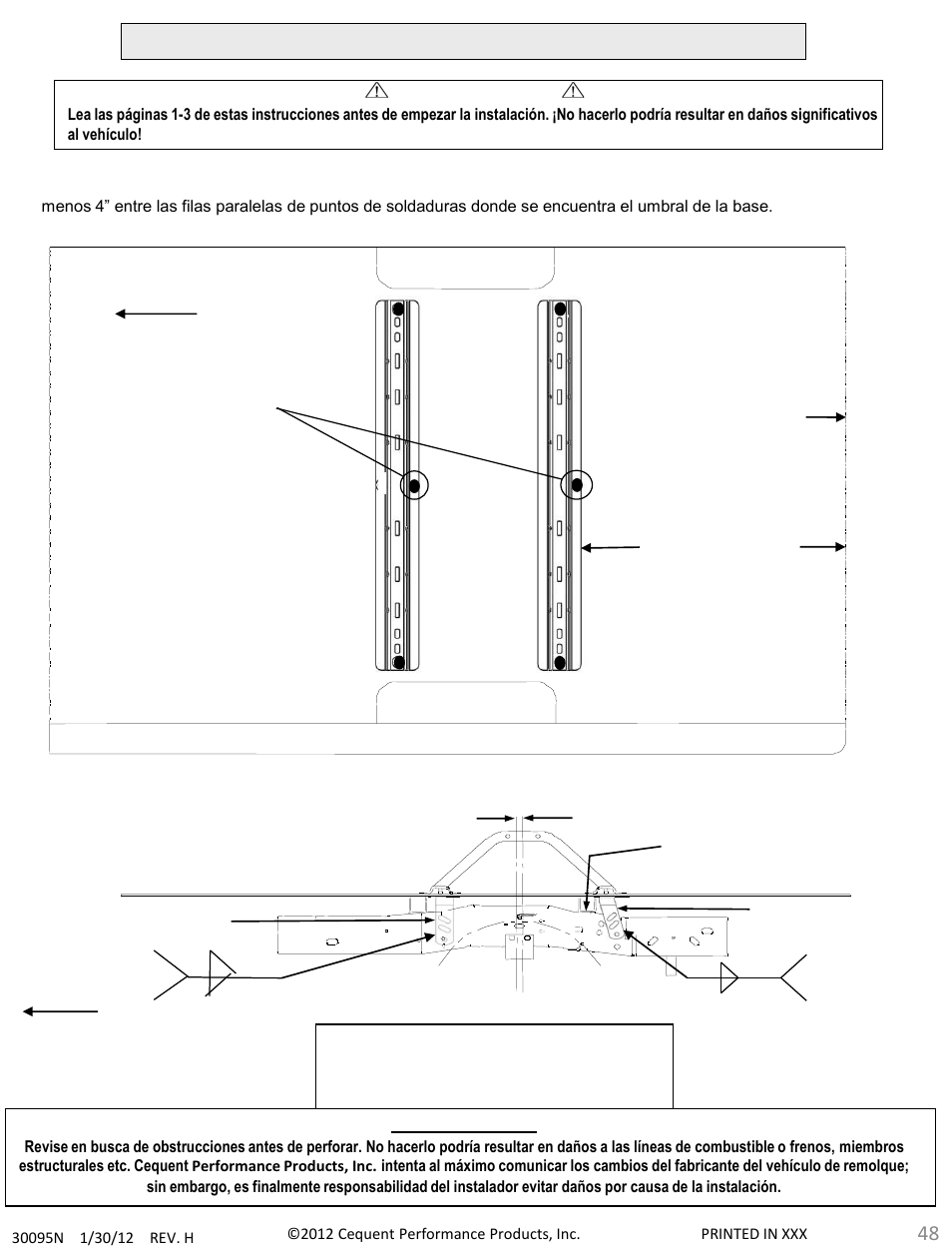 Draw-Tite 30095 FIFTH WHEEL RAILS User Manual | Page 48 / 51