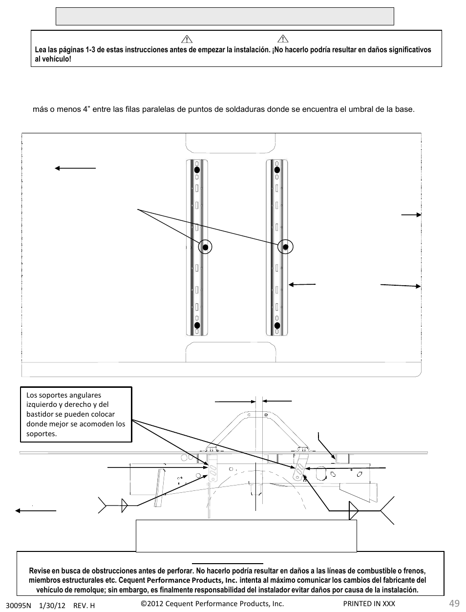 Draw-Tite 30095 FIFTH WHEEL RAILS User Manual | Page 49 / 51