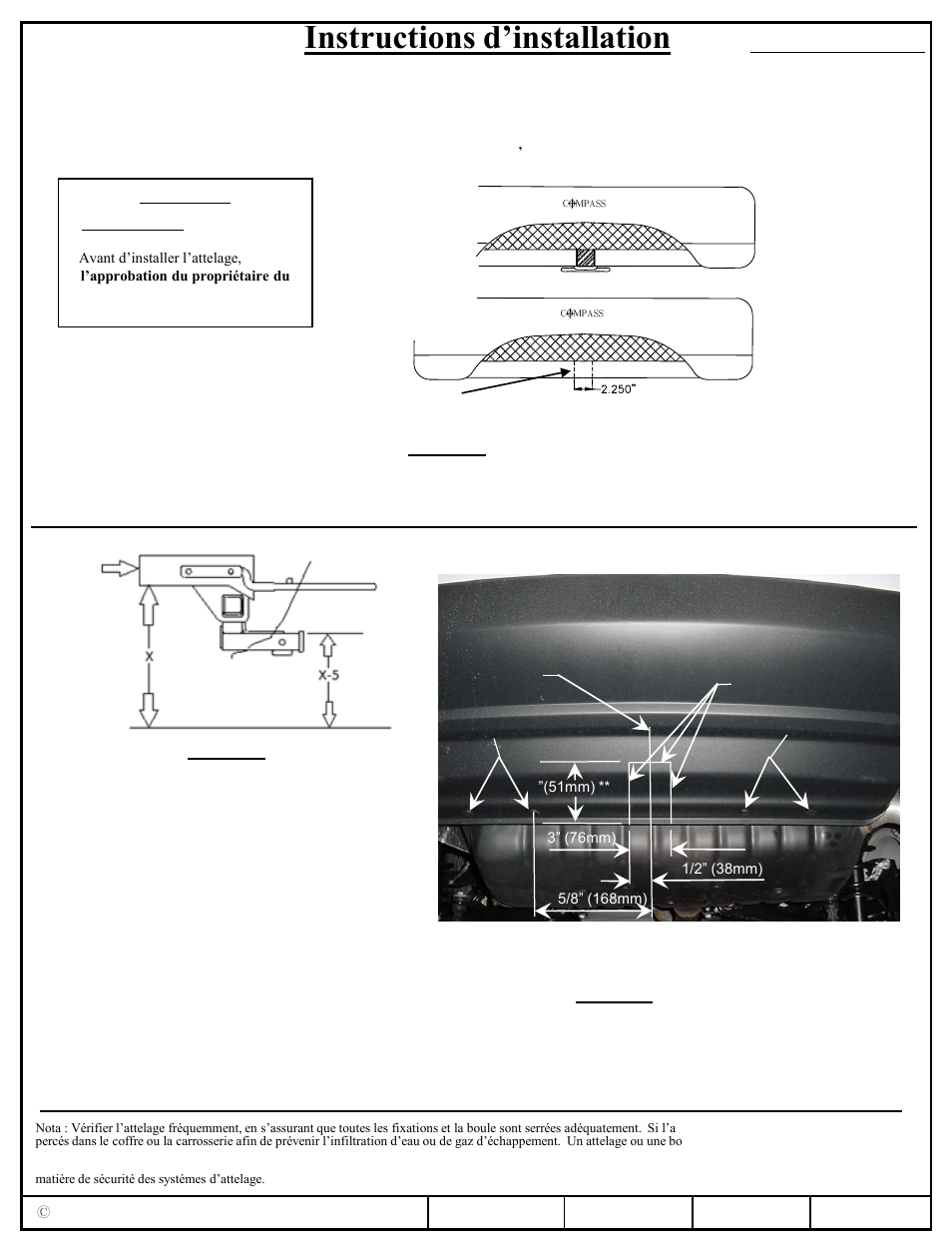 Instructions d’installation, Numéros de pièces, Figure 2 | Pro Series 97085 51 Receiver User Manual | Page 4 / 6