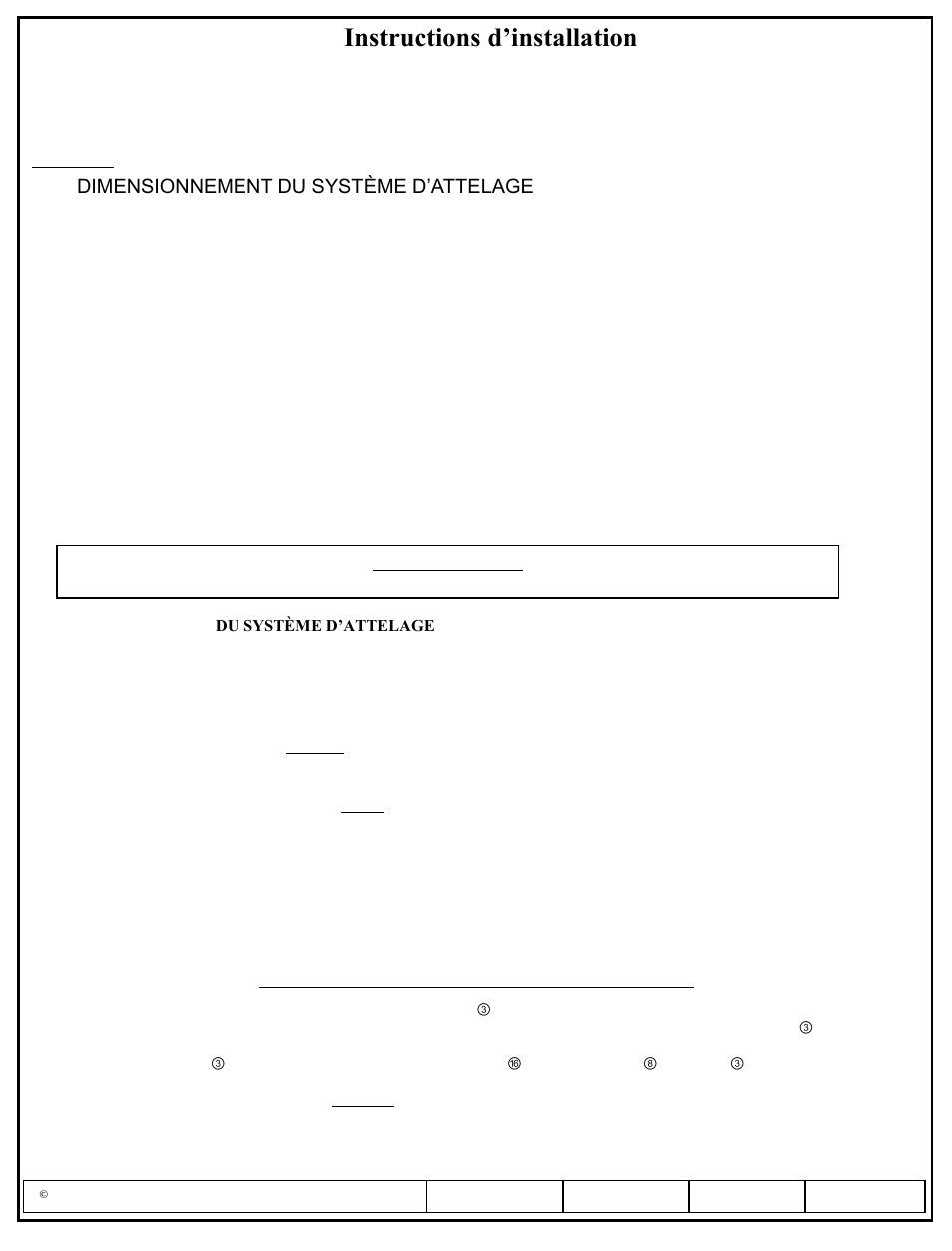 Instructions d’installation | Pro Series 49583 ROUND BAR WD User Manual | Page 14 / 18