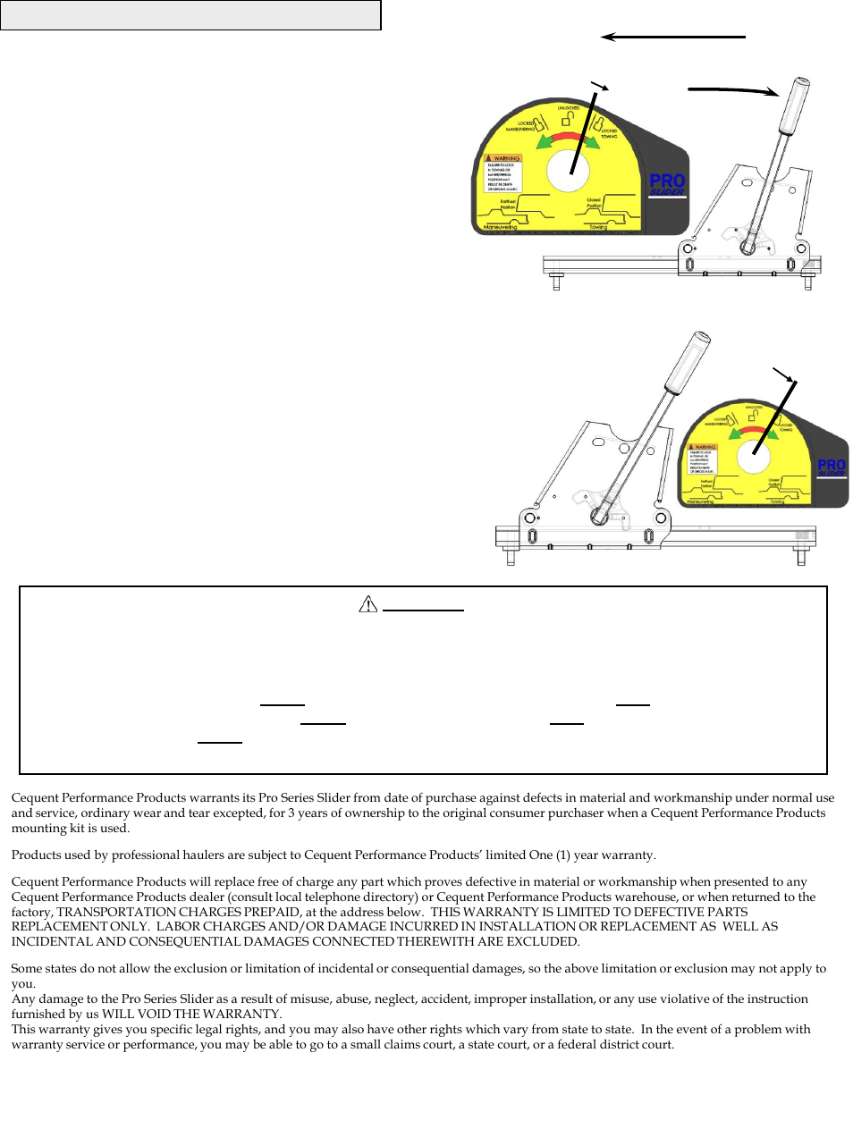 Slide number 7 | Pro Series 30092 FIFTH WHEEL SLIDERS User Manual | Page 7 / 21