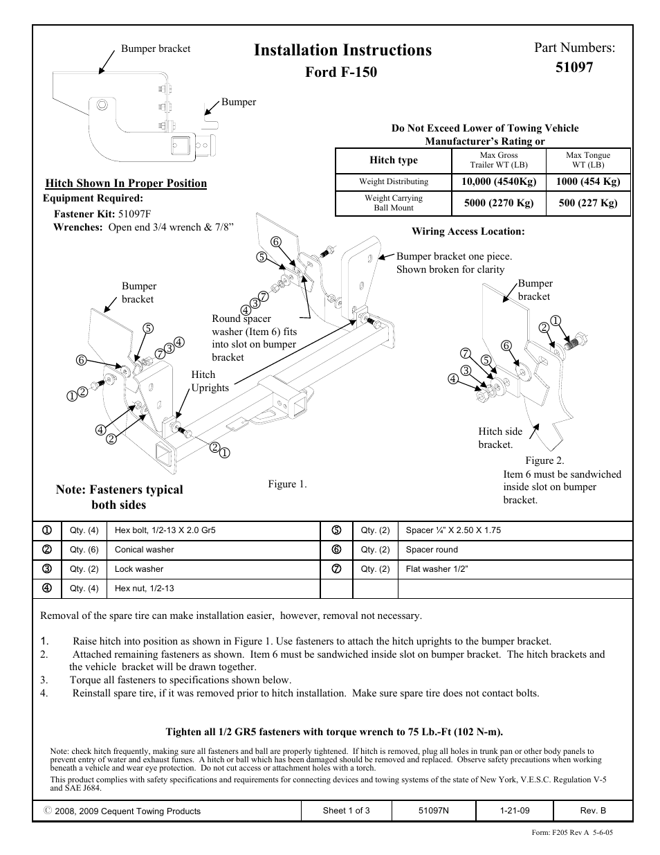Pro Series 51097 51 Receiver User Manual | 3 pages