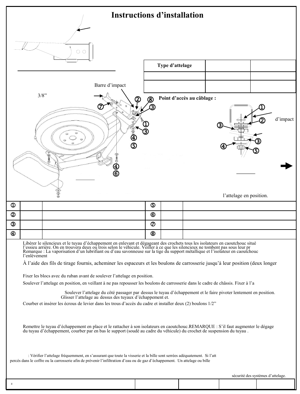 Instructions d’installation, Lk m n l, Dodge journey | Numéros de pièces | Pro Series 97208 51 Receiver User Manual | Page 2 / 3