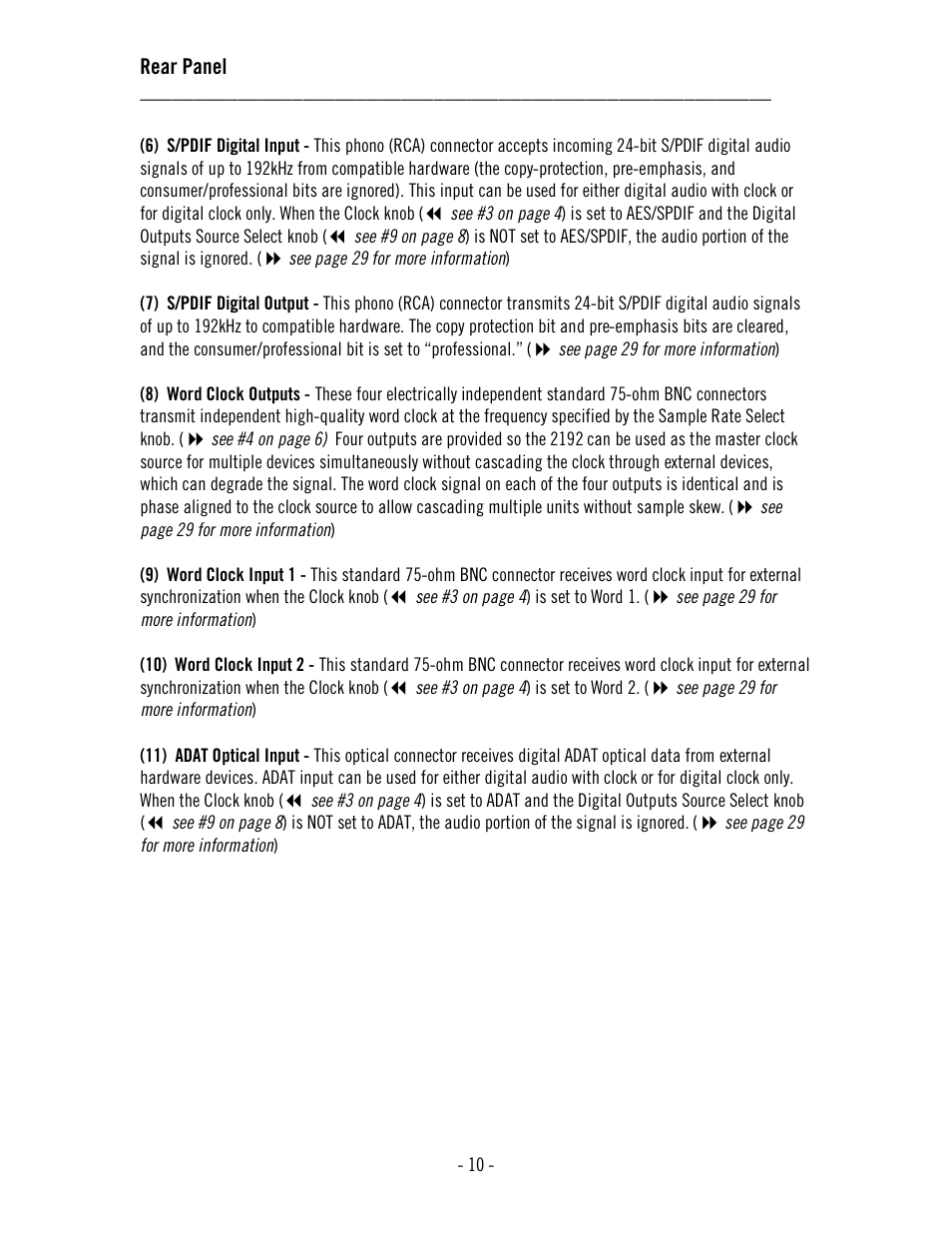 Universal Audio 2192 Master Audio Interface User Manual | Page 14 / 55