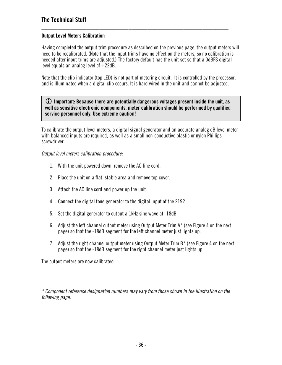 Universal Audio 2192 Master Audio Interface User Manual | Page 40 / 55