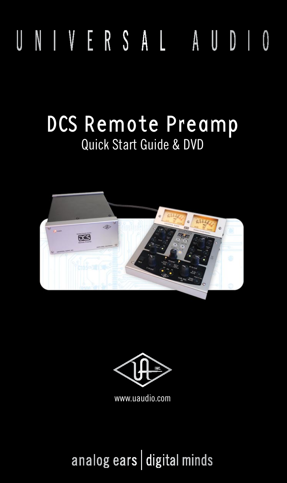 Universal Audio DCS-RP Quick Start User Manual | 8 pages