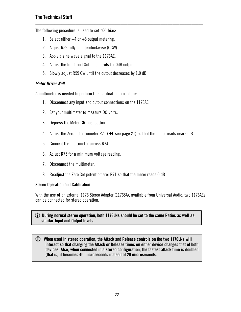 Universal Audio 1176AE User Manual | Page 27 / 39
