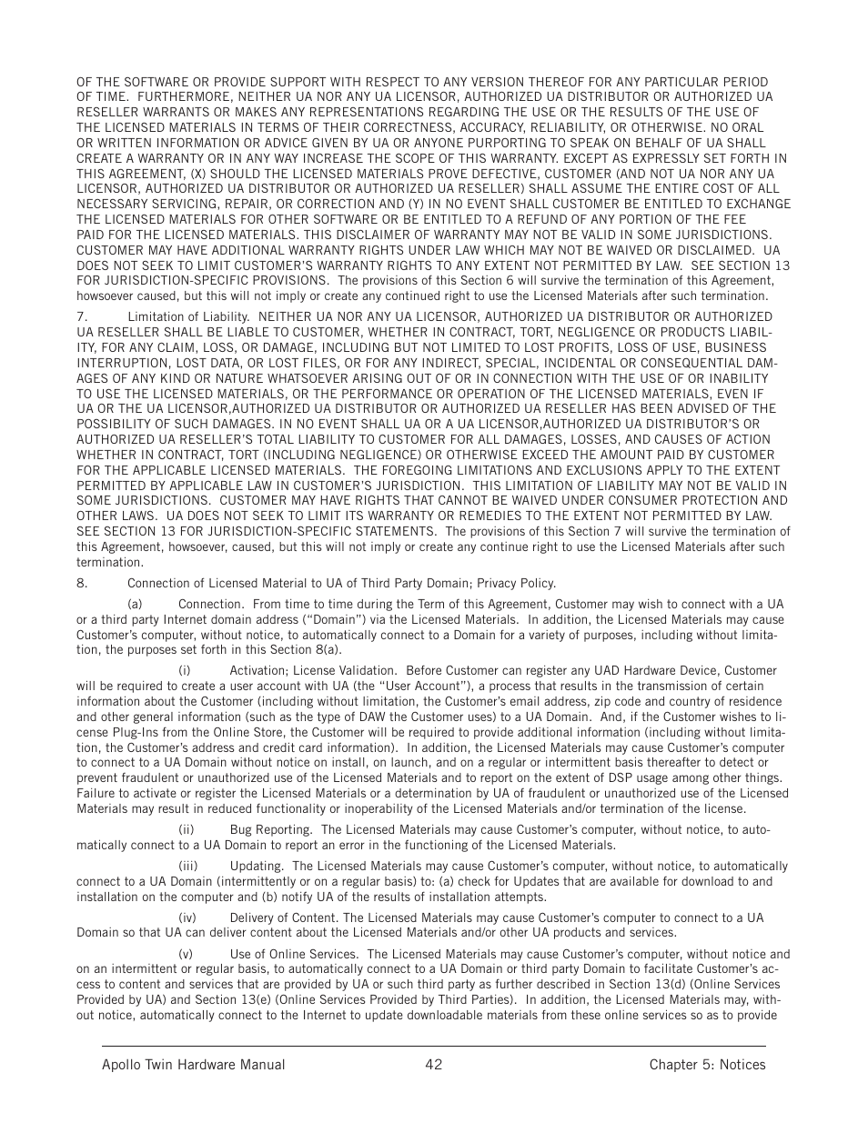 Universal Audio Apollo Twin User Manual | Page 42 / 46