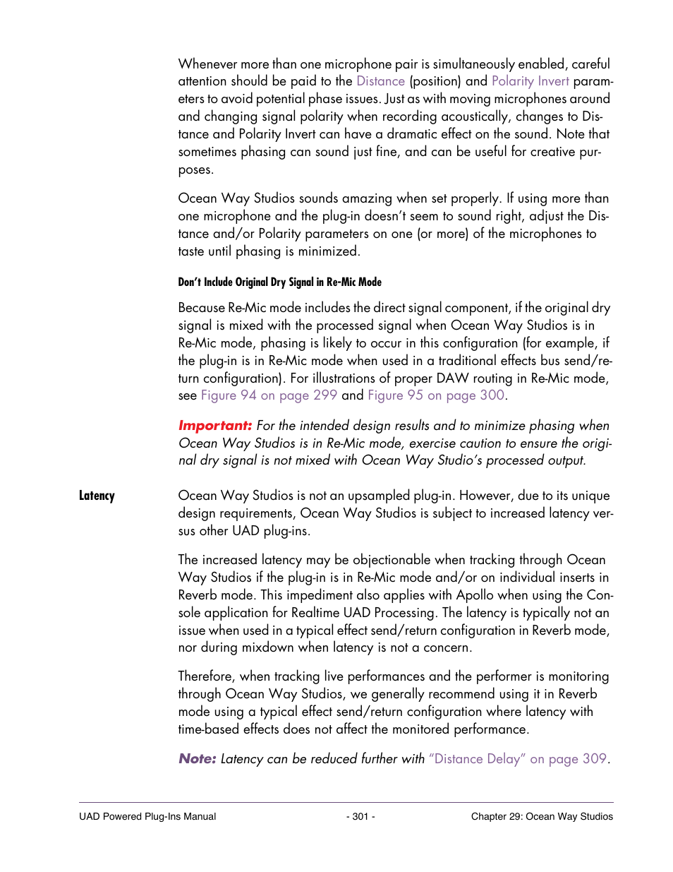 Latency | Universal Audio UAD Plug-Ins ver.7.5 User Manual | Page 301 / 512