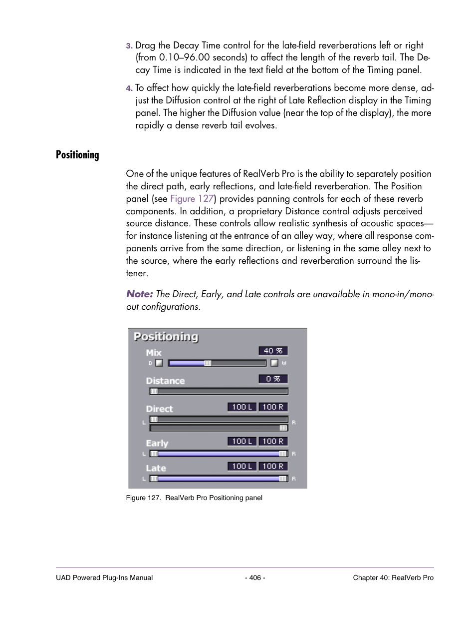 Positioning | Universal Audio UAD Plug-Ins ver.7.5 User Manual | Page 406 / 512