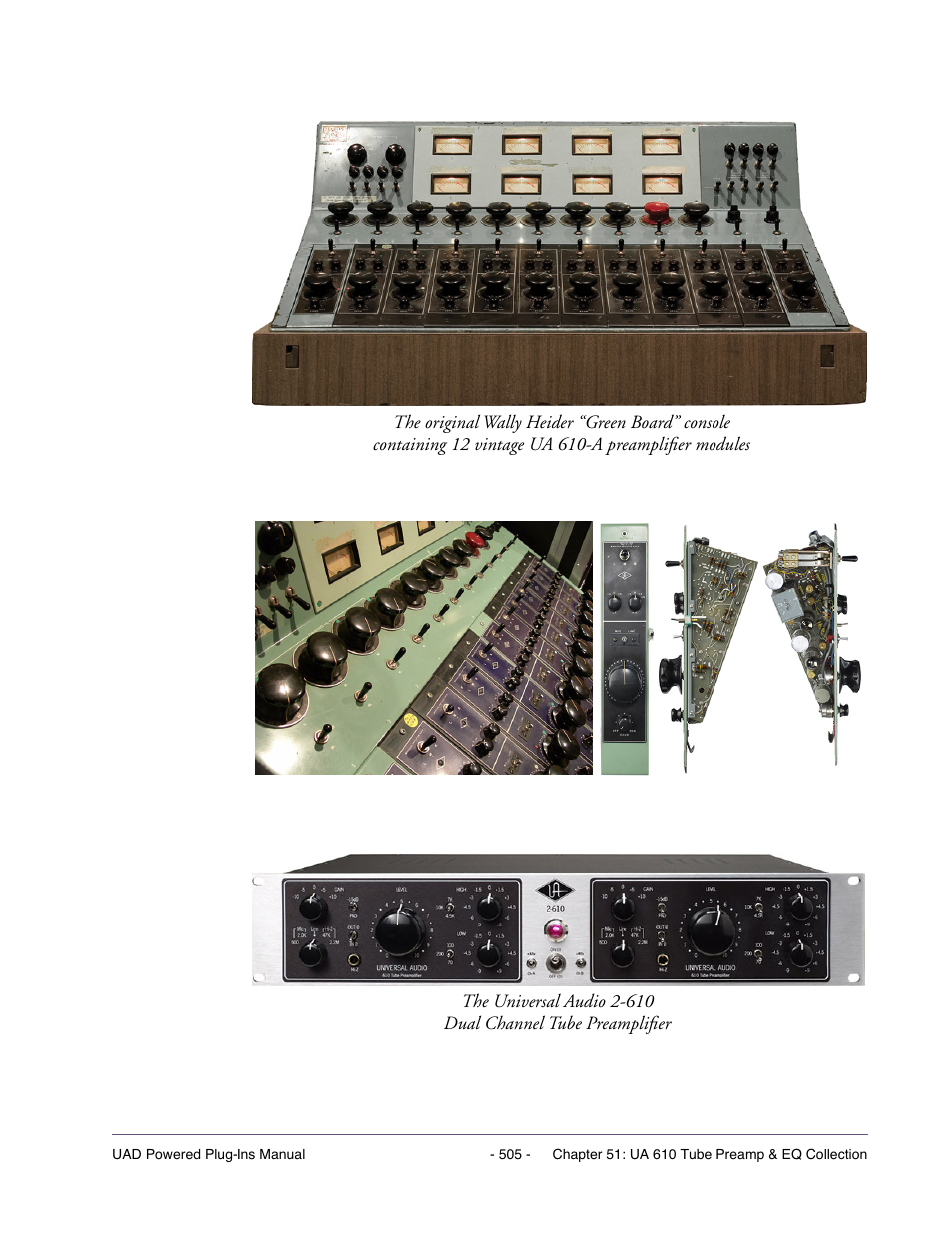 Universal Audio UAD Plug-Ins ver.7.5 User Manual | Page 505 / 512