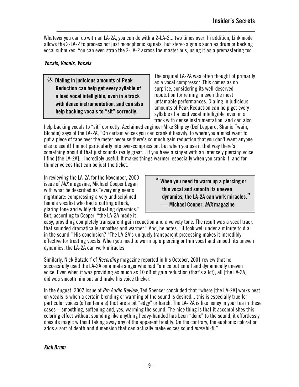 Universal Audio 2-LA-2 Twin T4 User Manual | Page 13 / 35