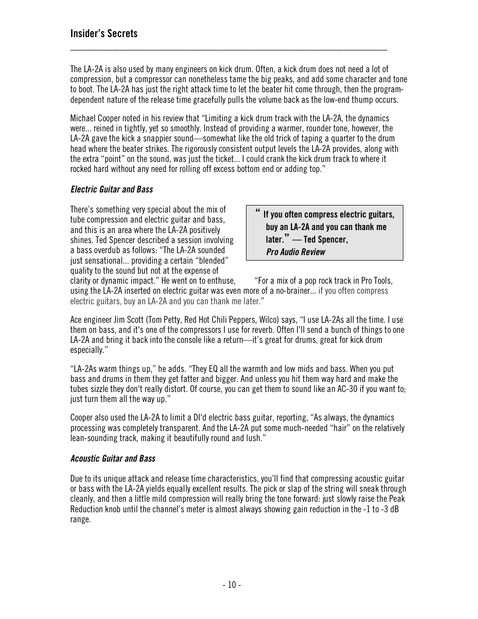 Universal Audio 2-LA-2 Twin T4 User Manual | Page 14 / 35