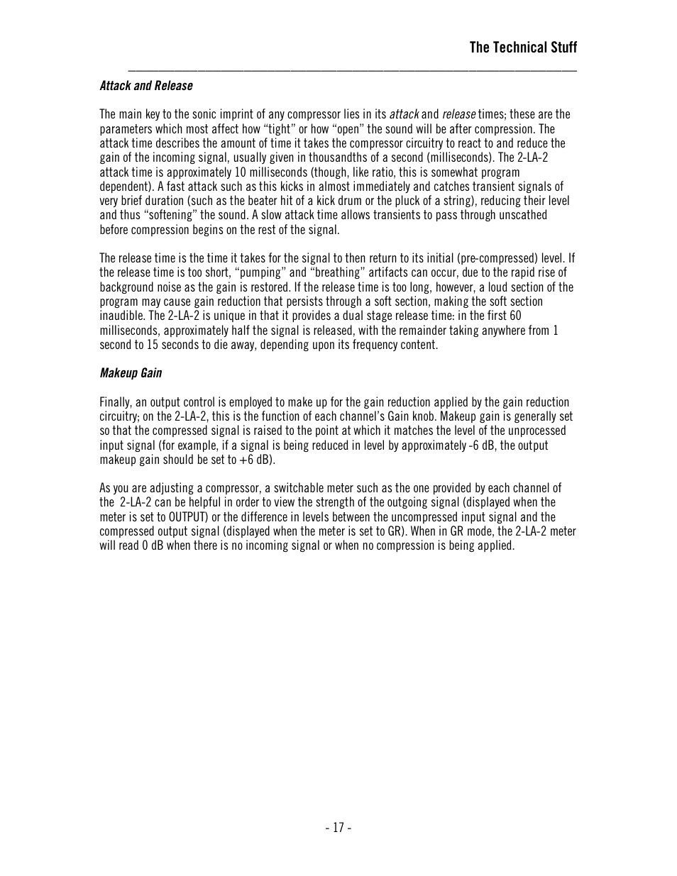 Universal Audio 2-LA-2 Twin T4 User Manual | Page 21 / 35