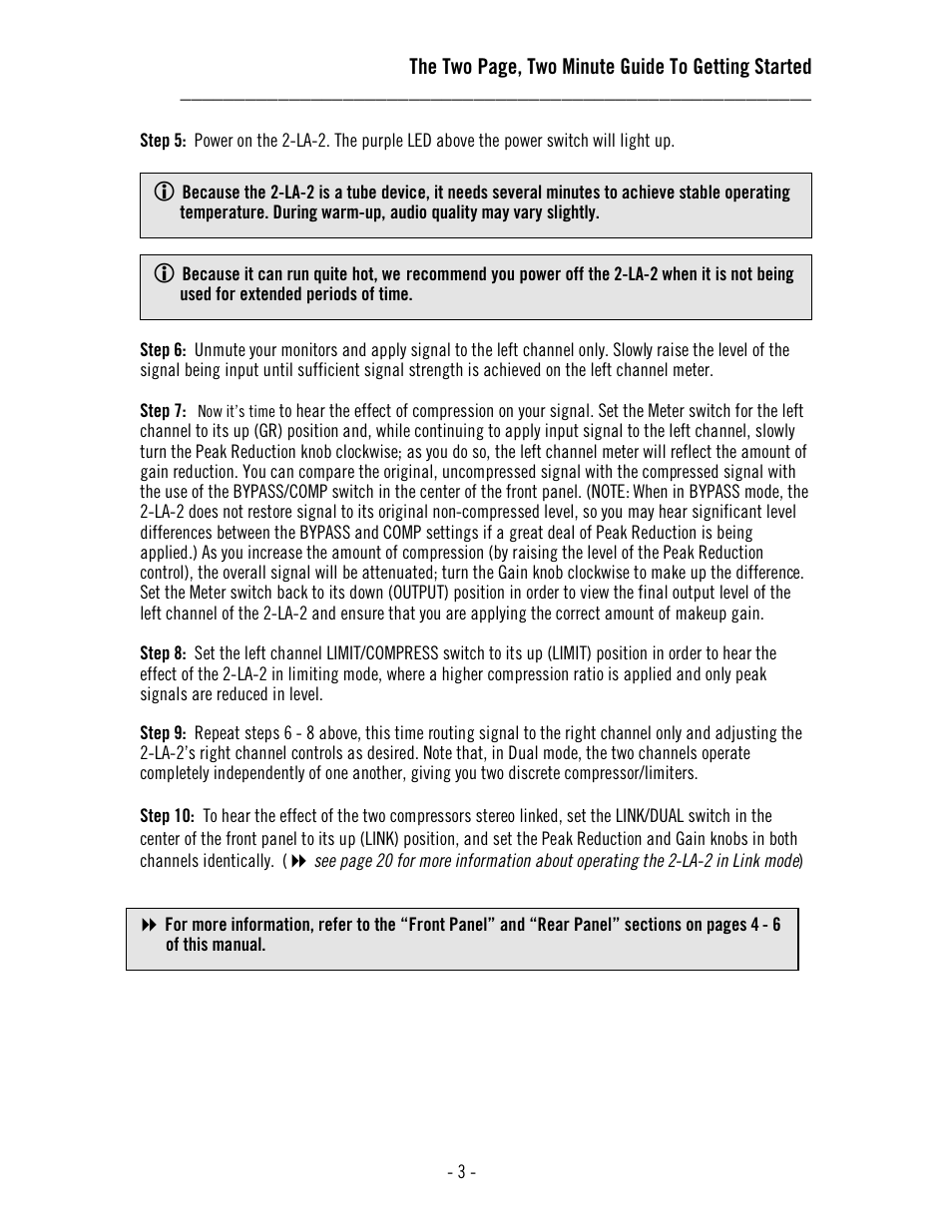 Universal Audio 2-LA-2 Twin T4 User Manual | Page 7 / 35