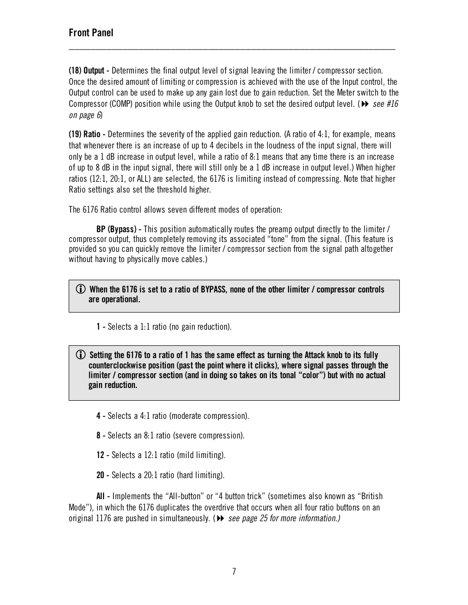 Universal Audio 6176 Channel Strip User Manual | Page 12 / 46