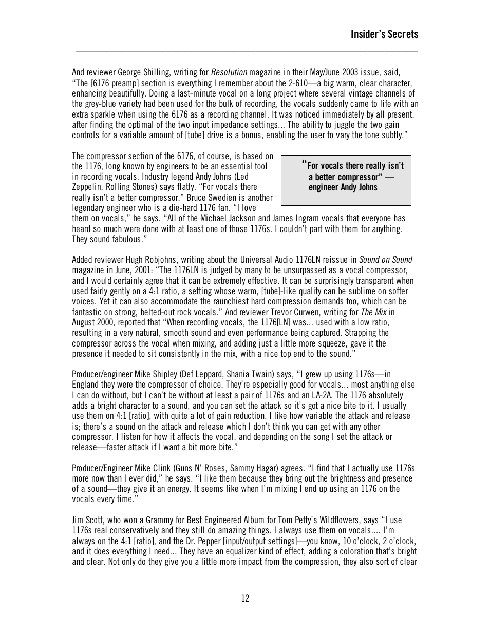 Universal Audio 6176 Channel Strip User Manual | Page 17 / 46