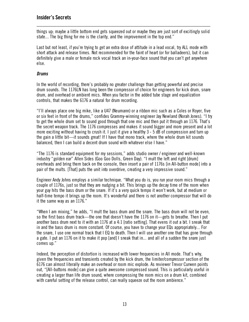Universal Audio 6176 Channel Strip User Manual | Page 18 / 46