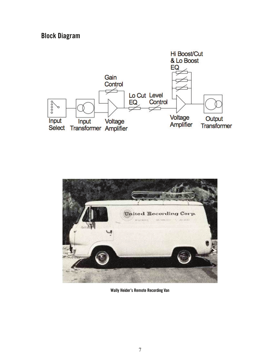 Block diagram | Universal Audio 2-610 Dual Channel User Manual | Page 12 / 15