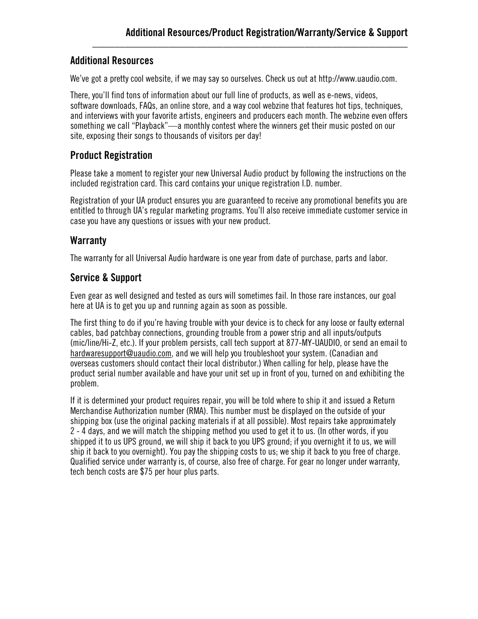 Universal Audio 710 Twin-Finity User Manual | Page 27 / 27
