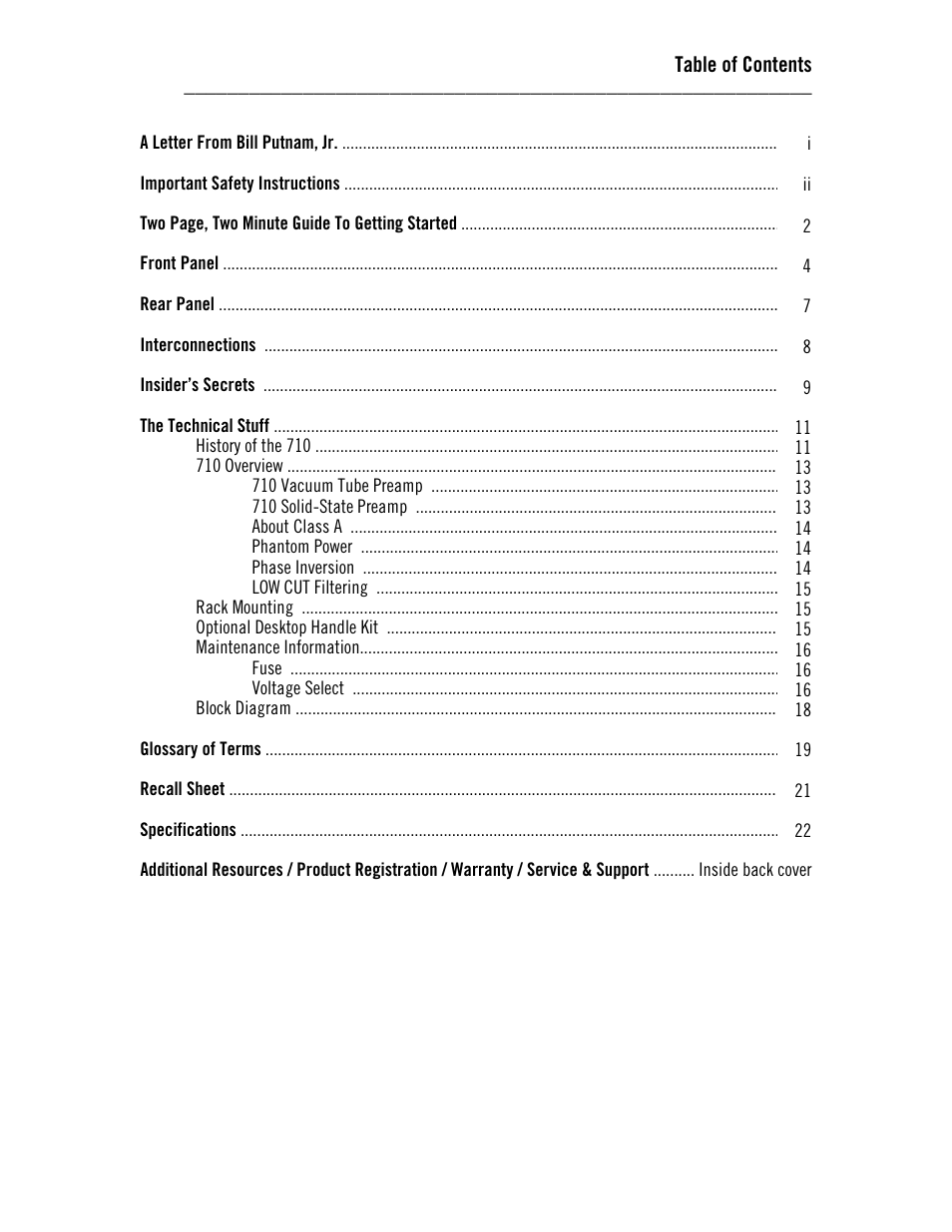 Universal Audio 710 Twin-Finity User Manual | Page 5 / 27