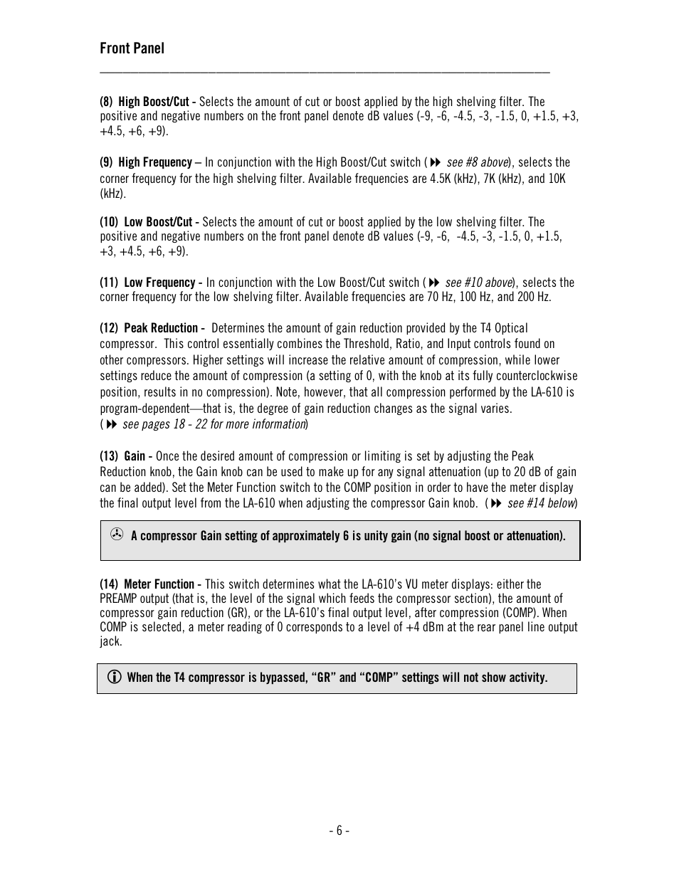 Universal Audio LA-610 Mk II User Manual | Page 10 / 37