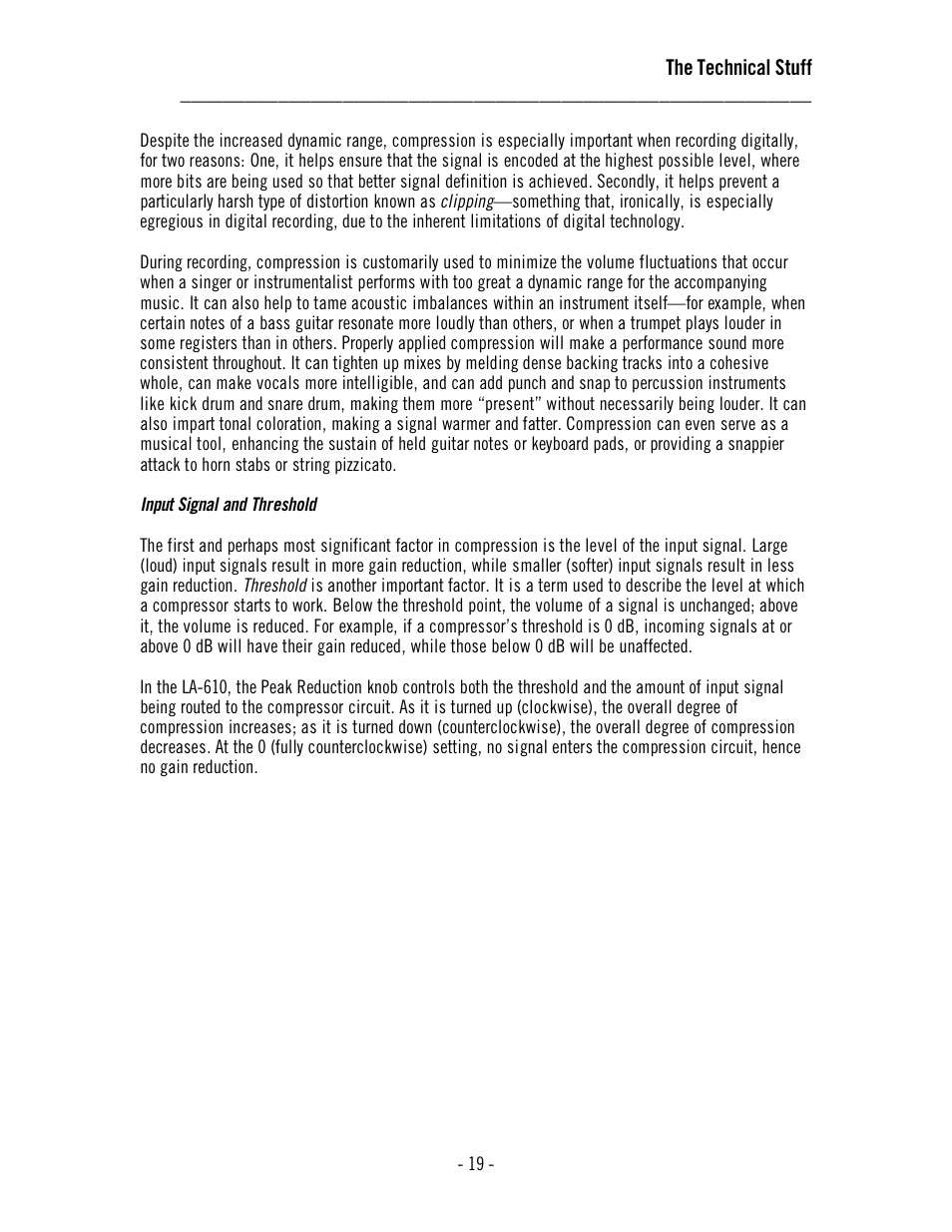 Universal Audio LA-610 Mk II User Manual | Page 23 / 37