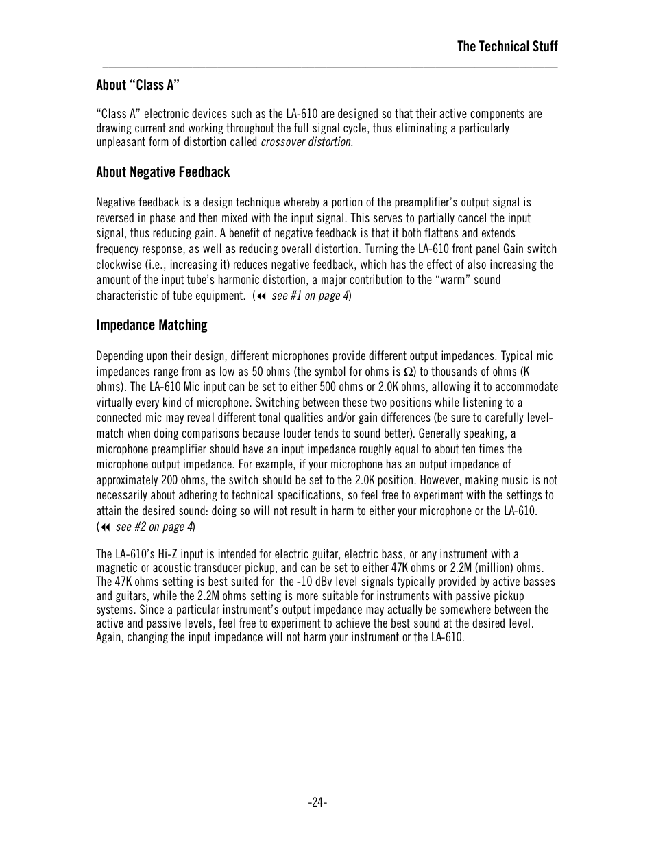 Universal Audio LA-610 Mk II User Manual | Page 28 / 37