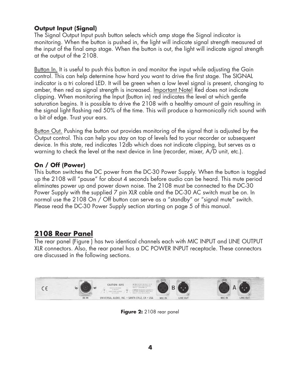 Universal Audio 2108 User Manual | Page 9 / 12