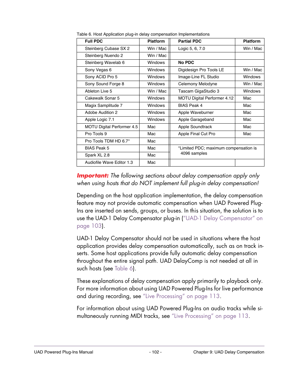 Universal Audio UAD POWERED PLUG-INS ver.6.1 User Manual | Page 102 / 585