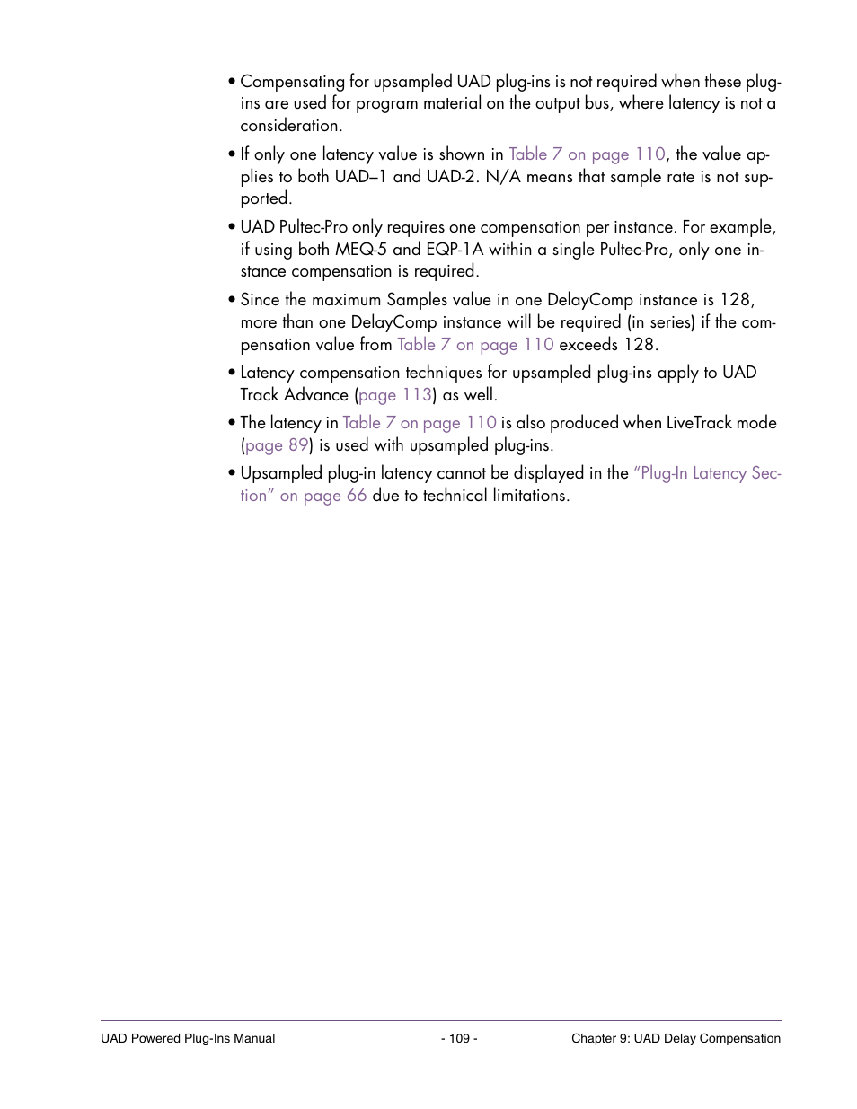 Universal Audio UAD POWERED PLUG-INS ver.6.1 User Manual | Page 109 / 585