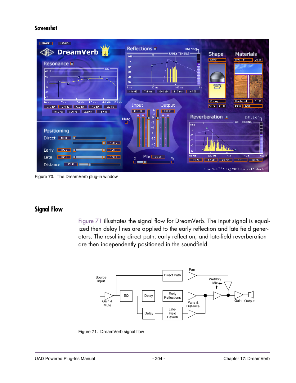 Screenshot, Signal flow | Universal Audio UAD POWERED PLUG-INS ver.6.1 User Manual | Page 204 / 585