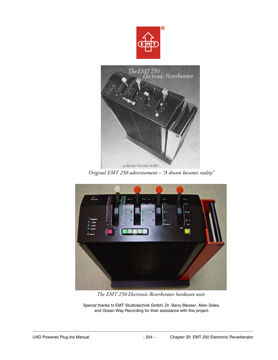 Universal Audio UAD POWERED PLUG-INS ver.6.1 User Manual | Page 254 / 585