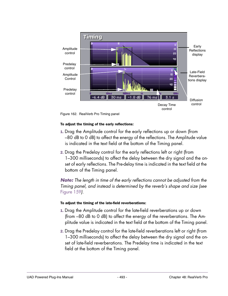 Where each reflection is represented by | Universal Audio UAD POWERED PLUG-INS ver.6.1 User Manual | Page 493 / 585