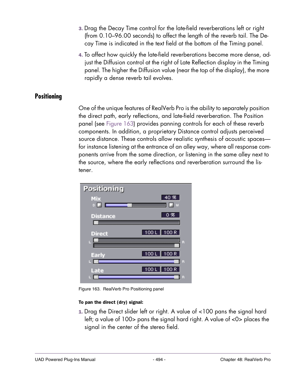 Positioning | Universal Audio UAD POWERED PLUG-INS ver.6.1 User Manual | Page 494 / 585